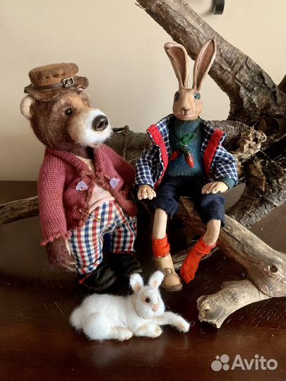 Авторская кукла кролик, зайчик