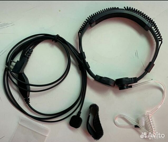 Гарнитура ларингофон на рацию Kenwood, Baofeng,TYT