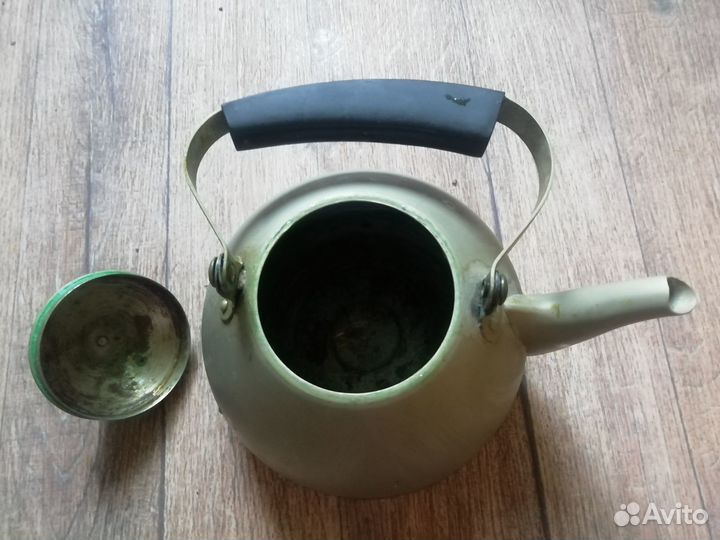 Чайник медно-никелевый СССР, 2 л, Кольчугино
