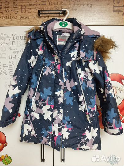 Куртка зимняя Geburt 122. Отл. состояние