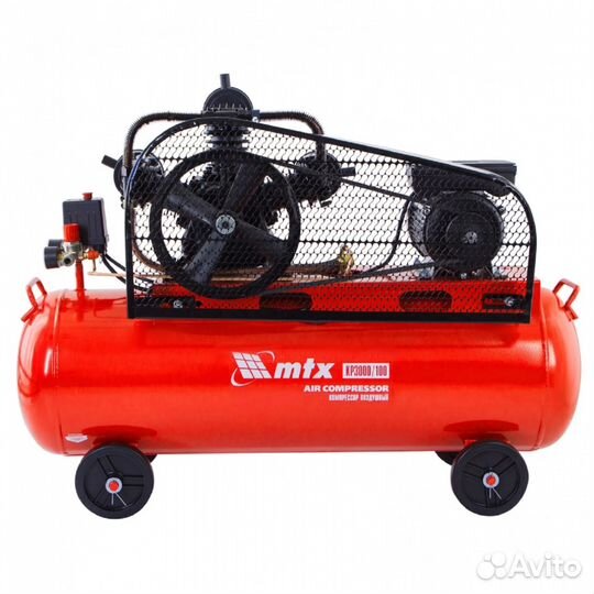 Компрессор воздушный кр3000/100, 100 литров, мтх