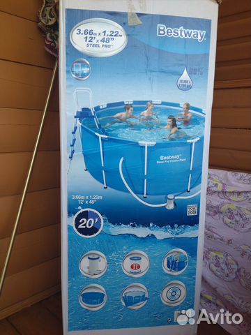 Каркасный бассейн bestway 366x122 купить в Мытищах | Хобби и отдых | Авито