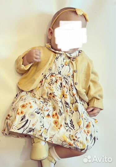 Платье и кардиган Next 3-6