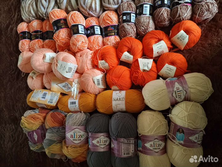 Пряжа в ассортименте