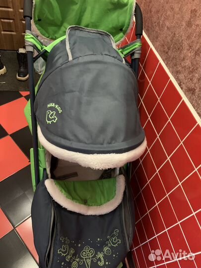 Детские санки коляска ника