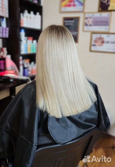 Холодное восстановление волос с термообработкой