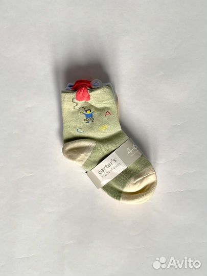 Носки детские для девочки 4-6 лет Carter's