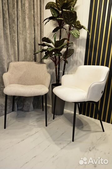 Стул Oskar, велюр, металлические ножки