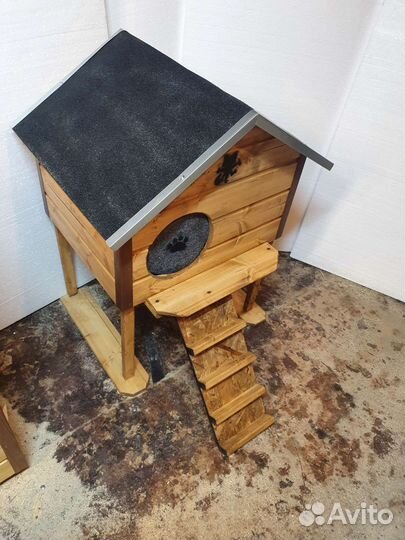 Будка для кота котодом уличный