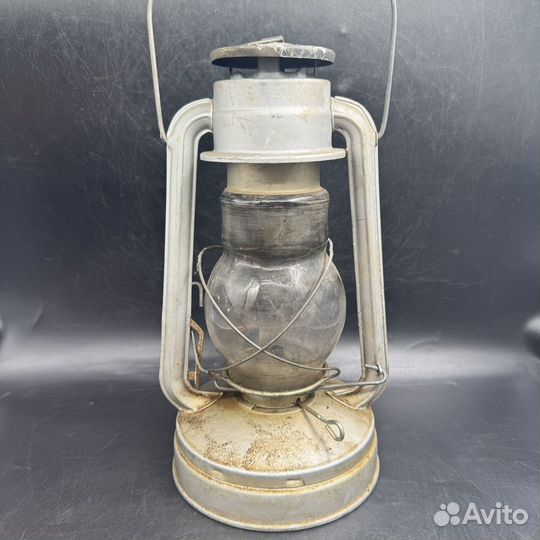 Лампа керосиновая старинная летучая мышь