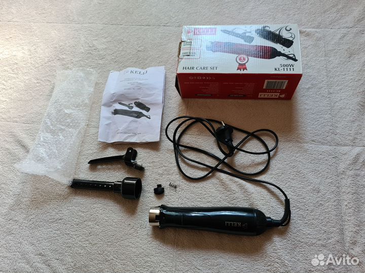 Фен-щетка Kelli KL-1111 (не держит насадки)