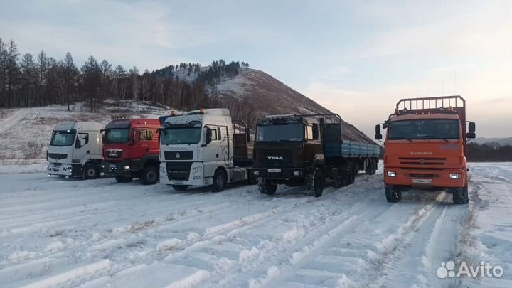 Перевозка грузов трал, бортовой