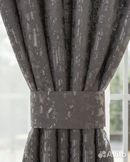 Шторы мрамор Версаль какао новые пошив