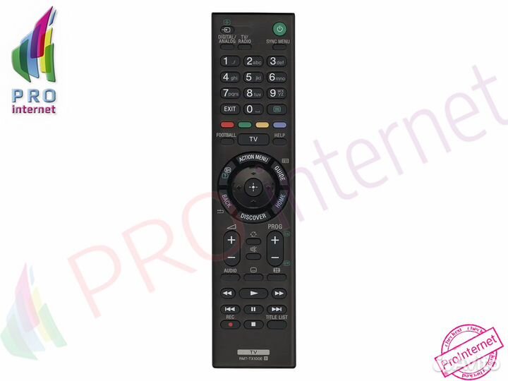 Пульт для телевизора Sony RMT-TX100E