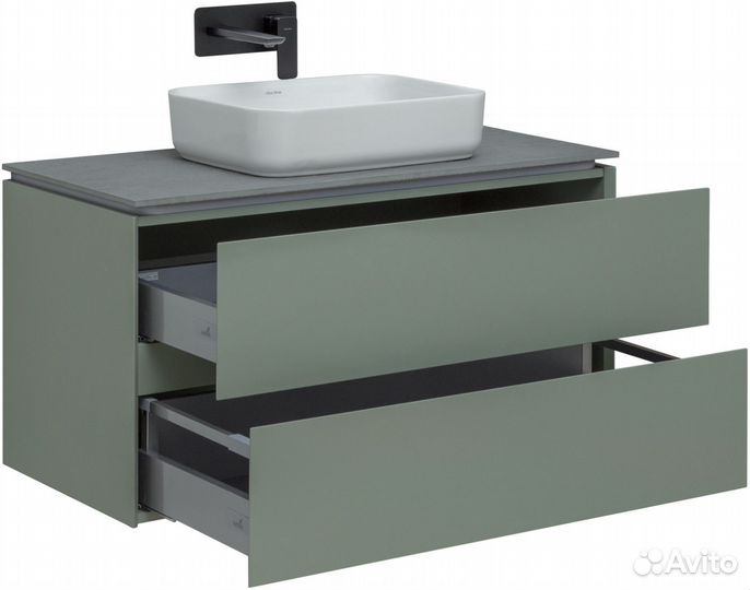 Тумба без раковины Allen Brau 1.21003.cgm Зеленая