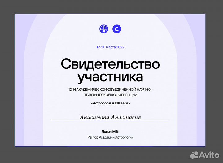 Астролог. Консультация по натальной карте. Прогноз