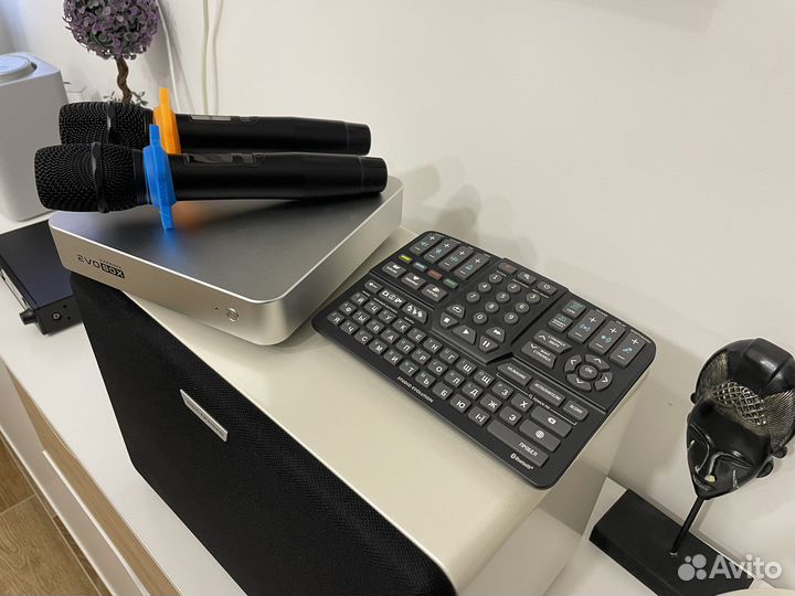 Комплект караоке Evolution evobox + микрофоны