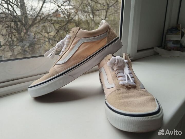 Кеды Vans old skool светлые