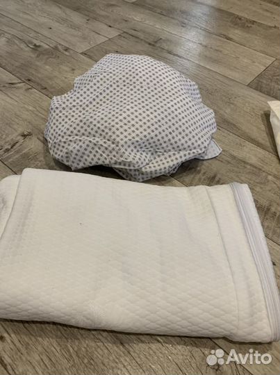 Простынь на резинке на овальный матрас