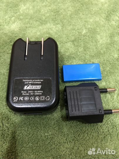 Аккумулятор и зарядка на мр3 плеер powerman