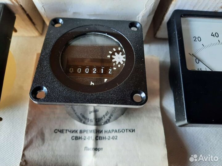 Амперметр, вольтметр, счётчик времени наработки