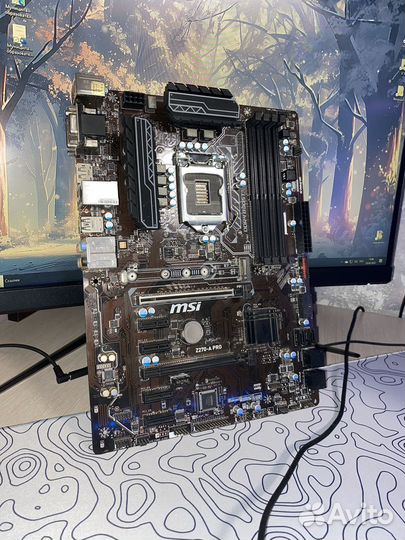 Материнская плата msi z270-a pro