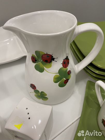 Набор керамической посуды infinity «Божья коровка»