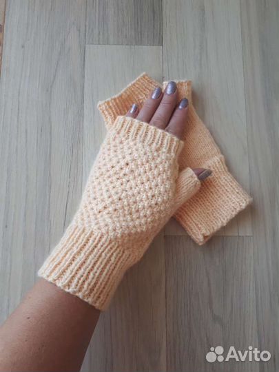 Митенки, варежки без пальцев