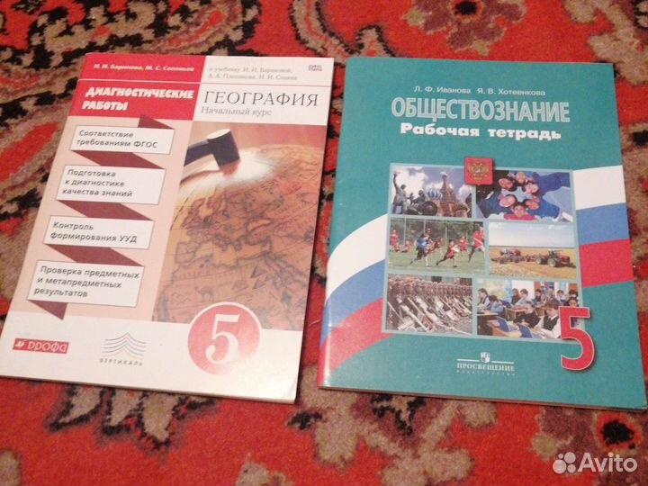 Рабочие тетради 5 класс