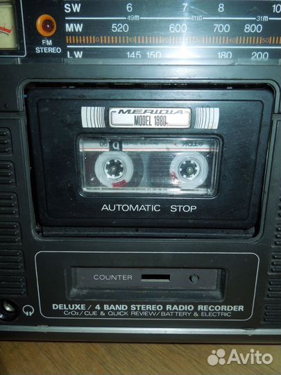 Магнитола Meridia TR-806LS 80-гг Швейцария
