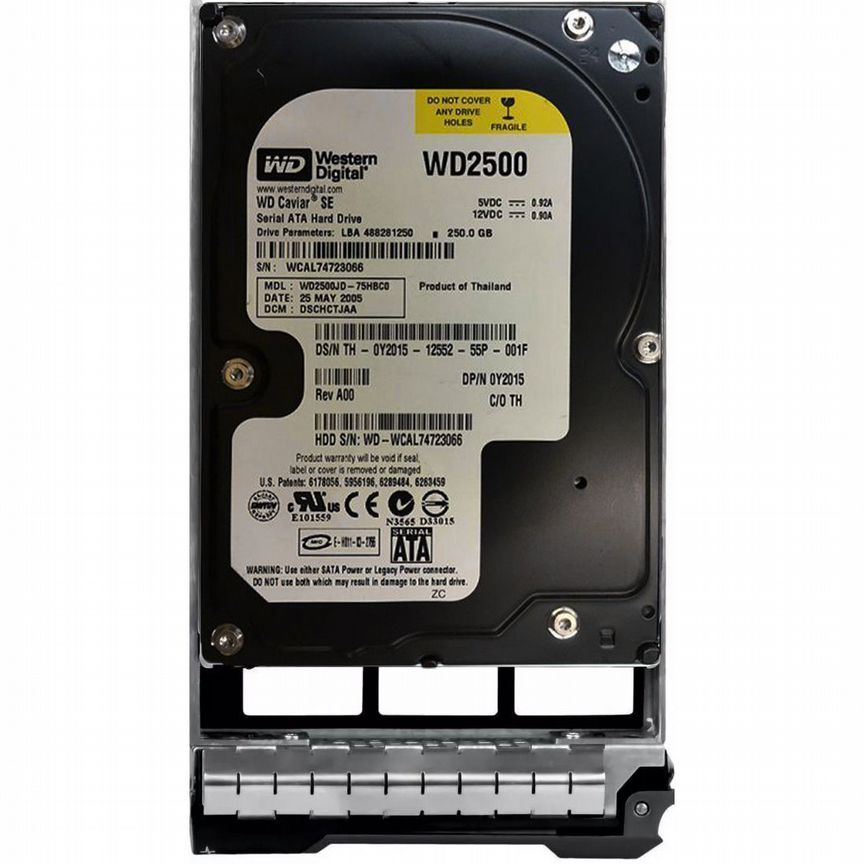 [Y2015] Жесткий Диск Dell 250gb Sata2 3,5" Hdd Y2015