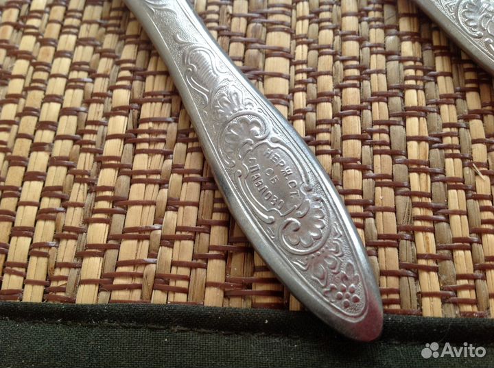 СССР ножи и вилки костяные ручки