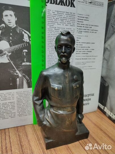Бюст Дзержинский. Бронза