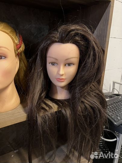 Голова манекен с волосами