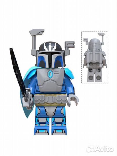 Аналог Lego Star wars минифигурки Мандалорцы, 8 шт