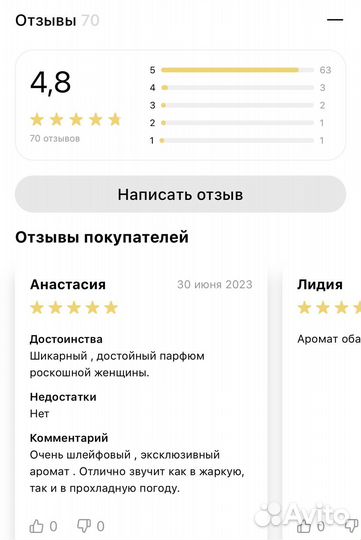 Духи женские