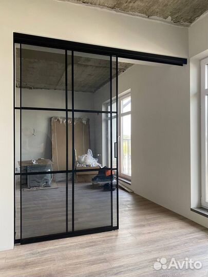 Перегородка из стекла