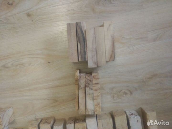 Бруски шпальта капа березы под стабилизацию