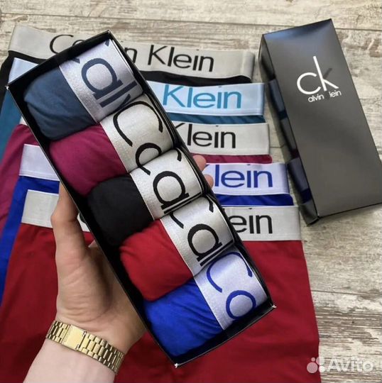 Мужские боксеры calvin klein трусы