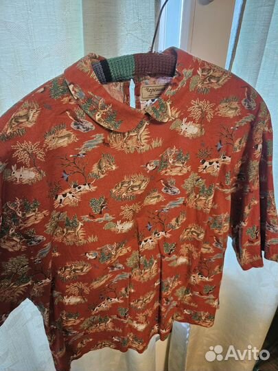 Рубашка Черешня (Unique Fabric)