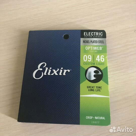Струны для электрогитары Elixir, optiweb