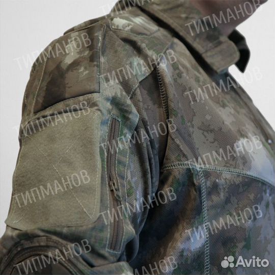 Тактический камуфляж рубашка + брюки, цвет мох