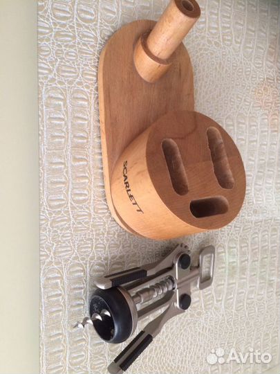 Деревянный органайзер для кухонных приборов (со шт