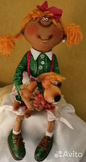 Интерьерная кукла ручной работы