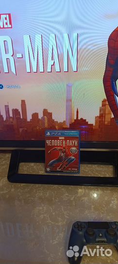 Spider man ps4 диск