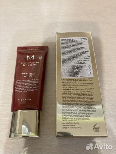 BB крем missha 27 новый