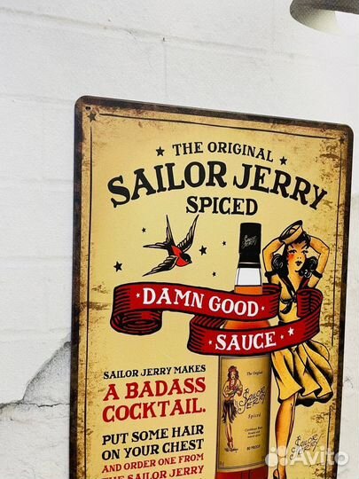 Декор на стену Sailor jerry spiced