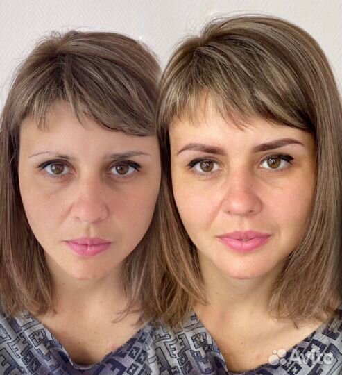 Пудровые брови,перманентный макияж,татуаж