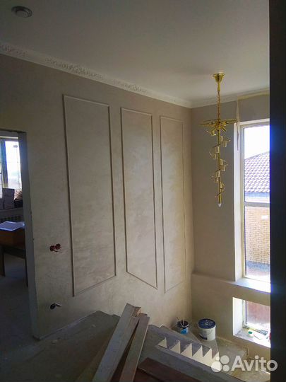 Декоративная штукатурка, шпаклевка