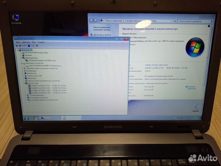 Samsung на Core i3 / Amd